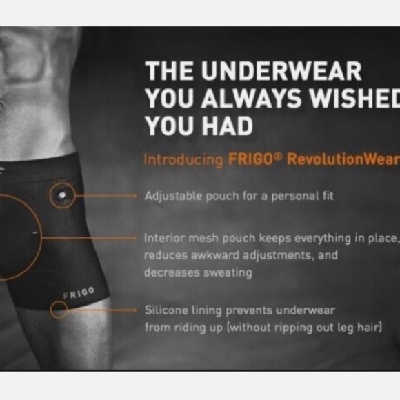 NEW men's Frigo 3 Pairs coolmax stretch collection trunks size Medium Black NWT - Picture 5 of 12